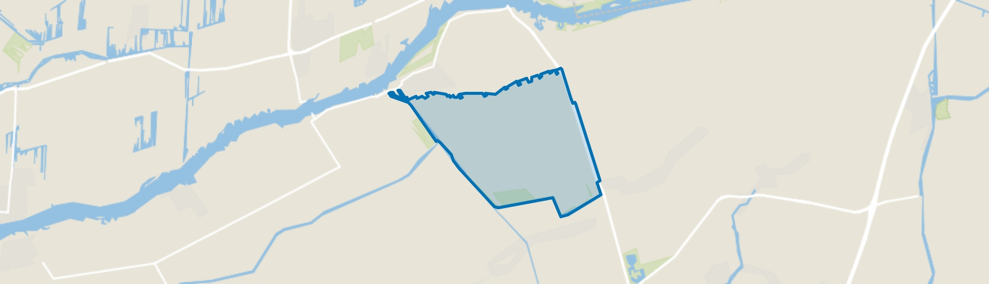Groot-Ammers-Buitengebied-Zuid, Groot-Ammers map