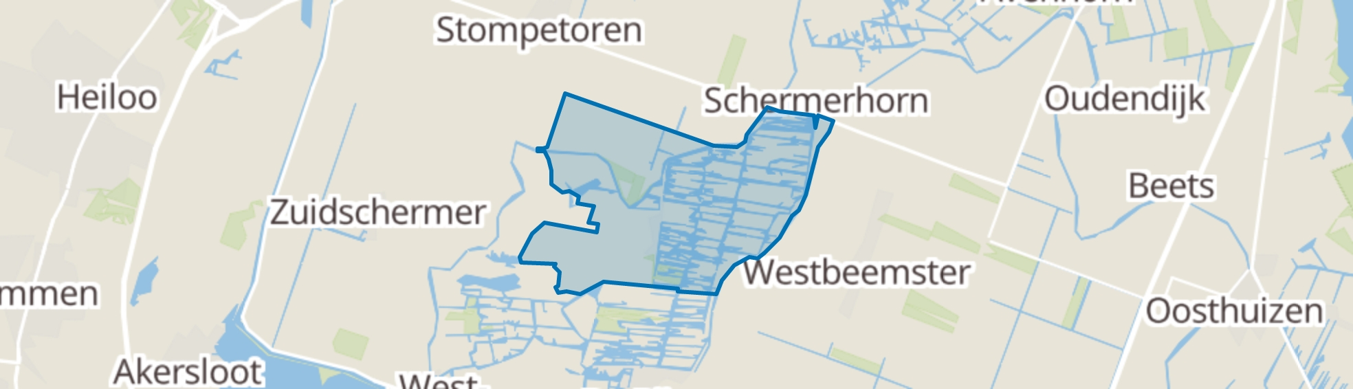 Grootschermer map