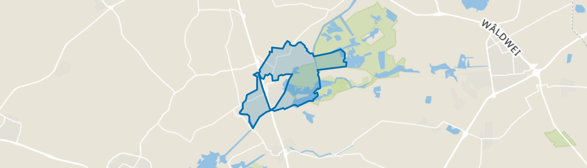Buitengebied Grou, Grou map