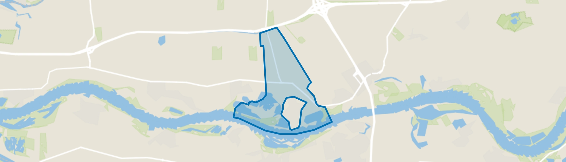 Verspreide huizen Haaften, Haaften map