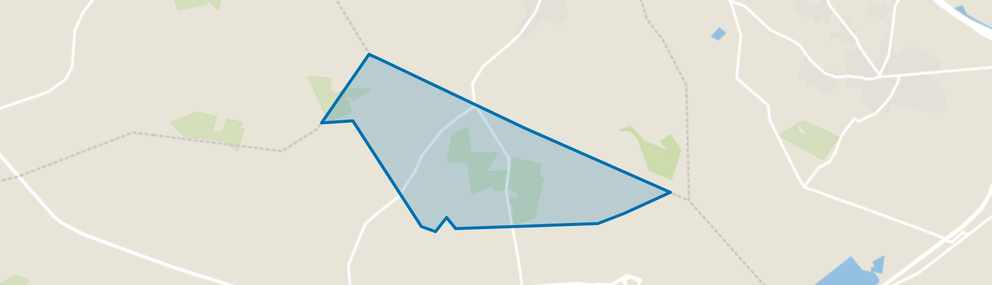 Verspreide huizen Stepelo (gedeeltelijk), Haaksbergen map