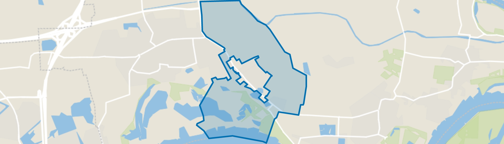 Buitengebied Haalderen, Haalderen map