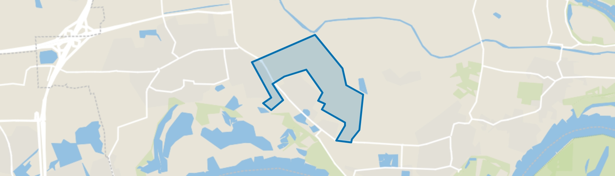 Verspreide huizen Haalderen, Haalderen map