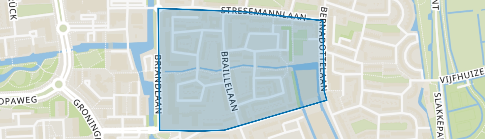 Archimedesbuurt, Haarlem map