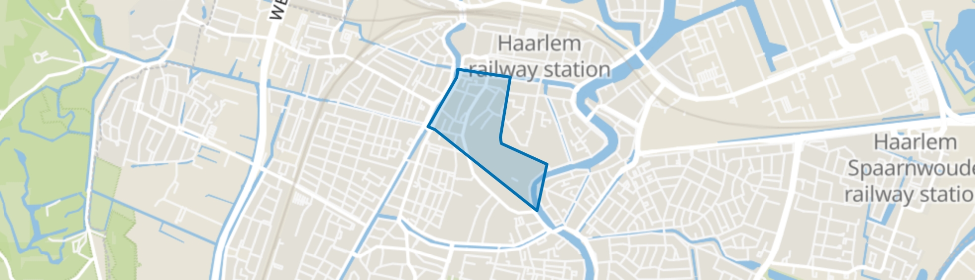 Binnenstad, Haarlem map