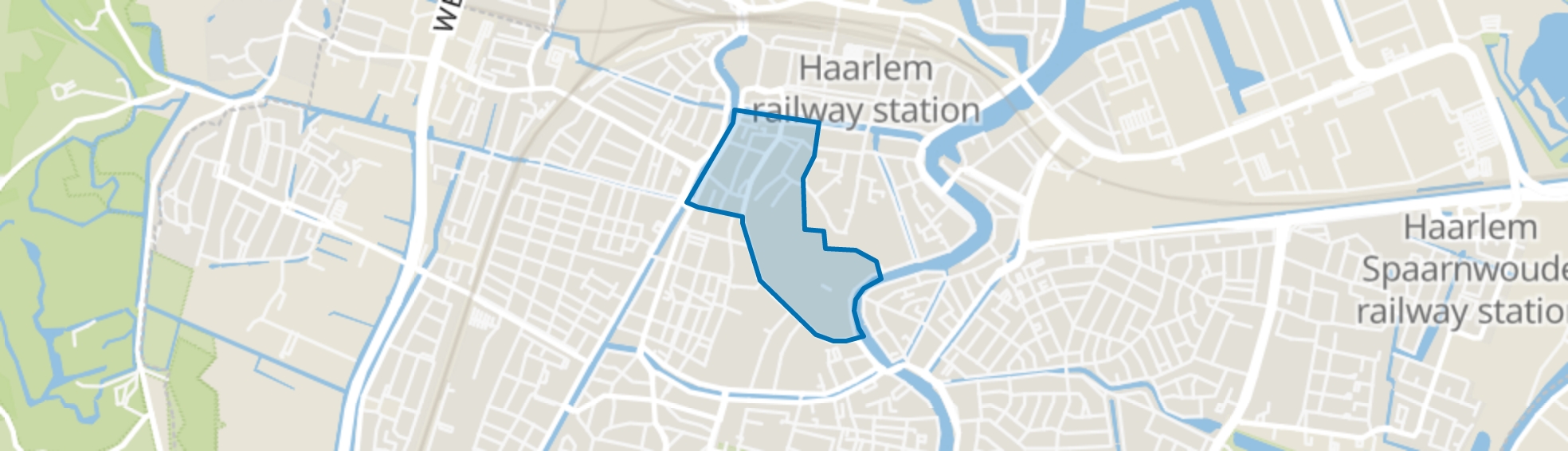 Binnenstad, Haarlem map