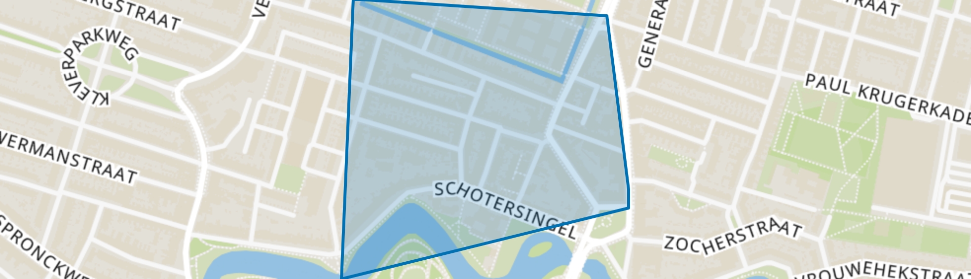 Frans Halsbuurt, Haarlem map
