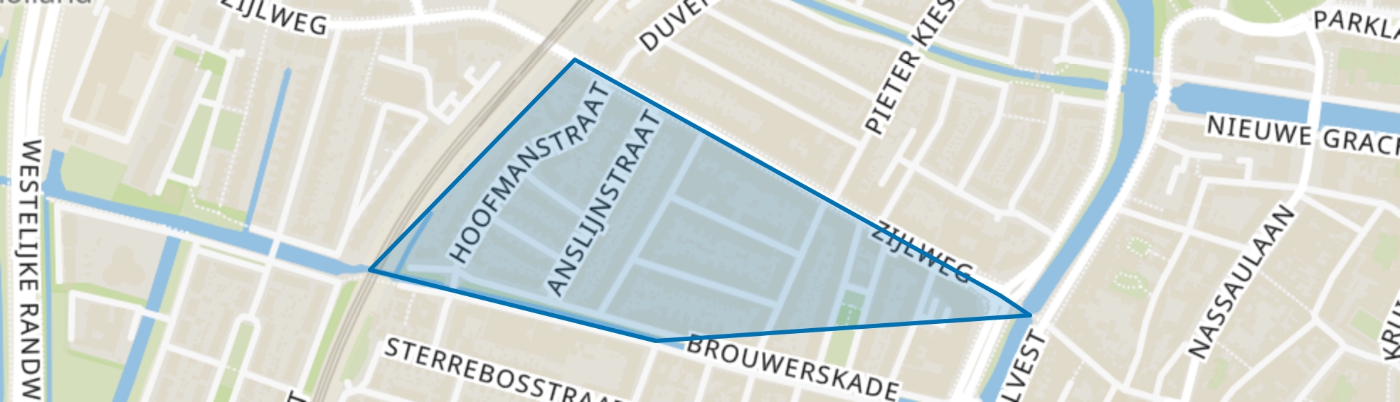 Hasselaersbuurt, Haarlem map