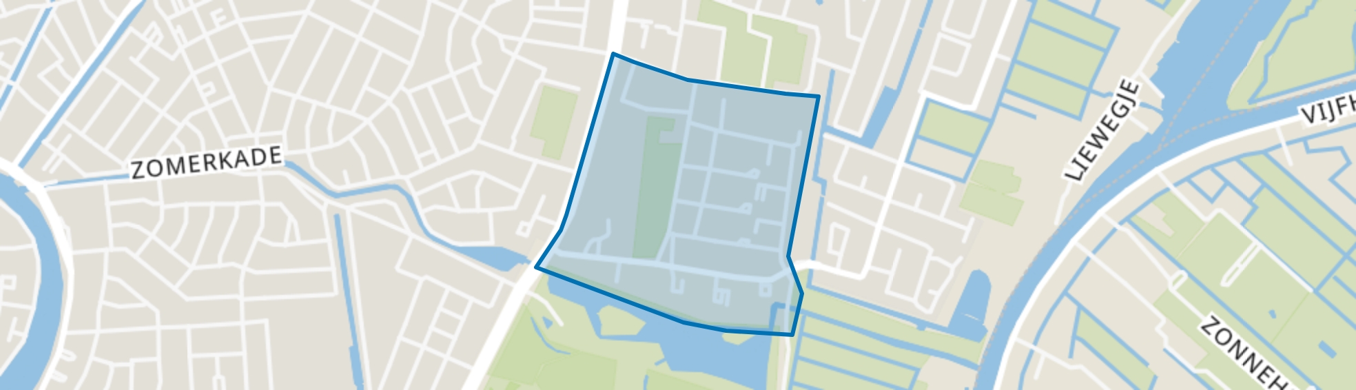 Kunstschildersbuurt, Haarlem map