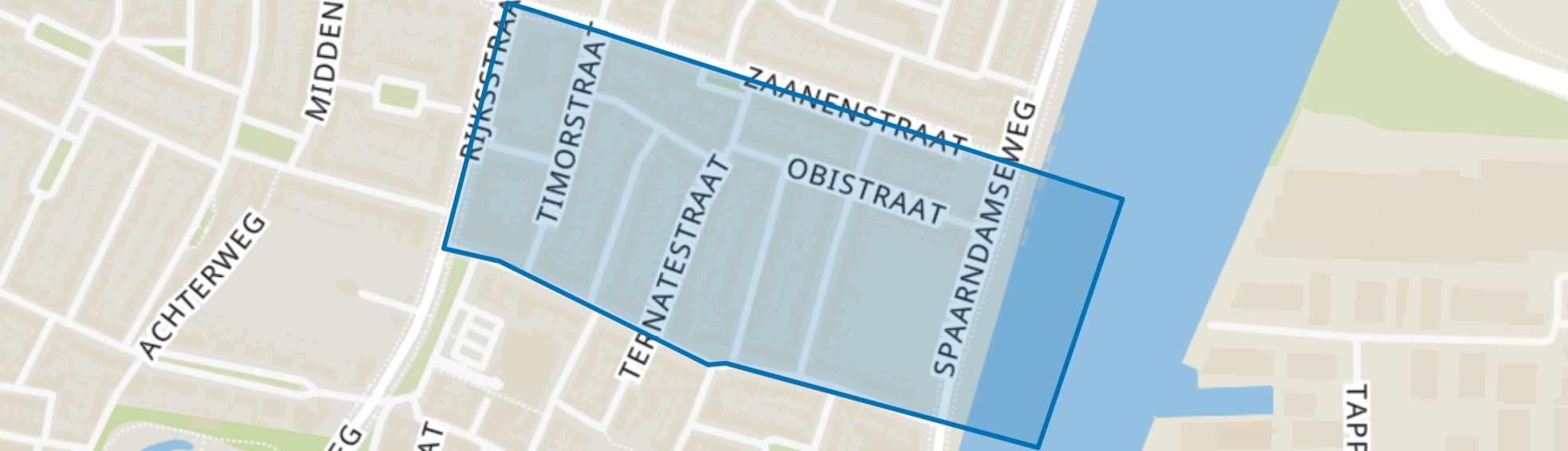 Molukkenbuurt, Haarlem map