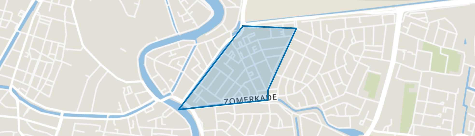 Oude Amsterdamsebuurt, Haarlem map