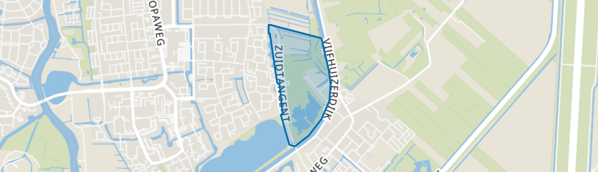 Poelpolder-zuid, Haarlem map
