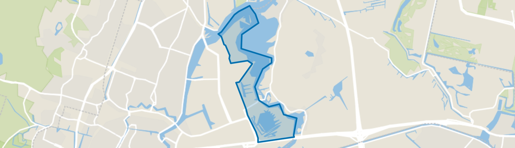 Schoteroog en Veerpolder, Haarlem map