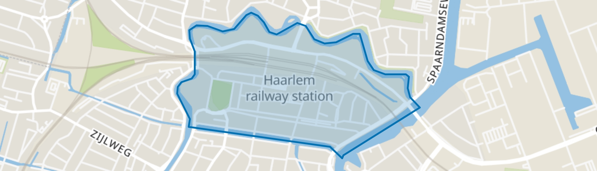 Stationsbuurt, Haarlem map