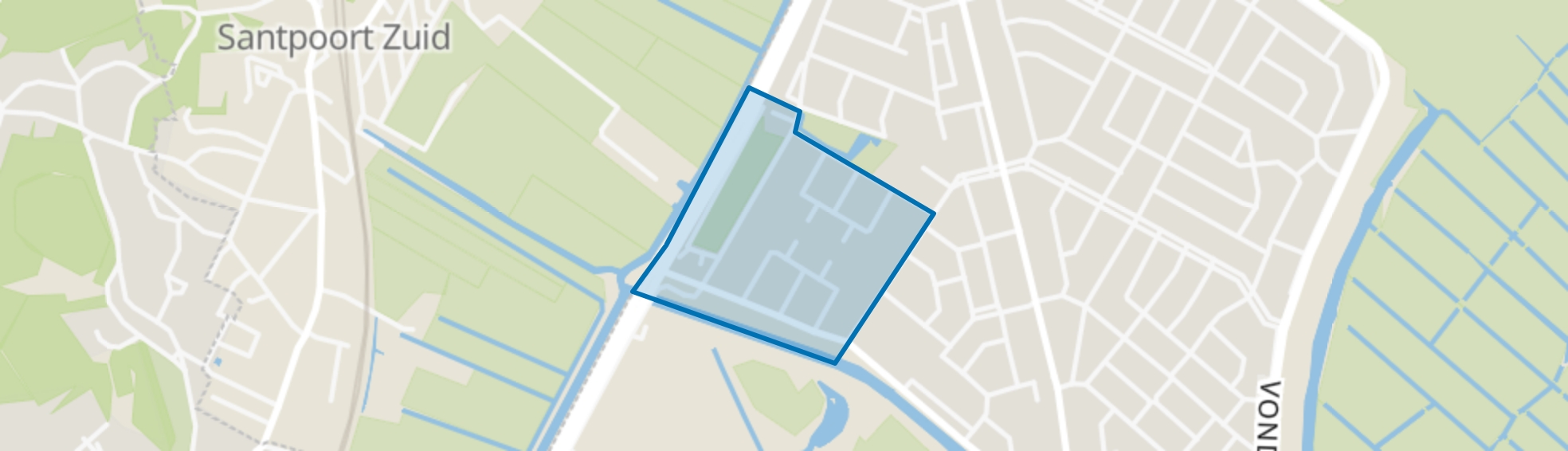 Van Schendelbuurt, Haarlem map