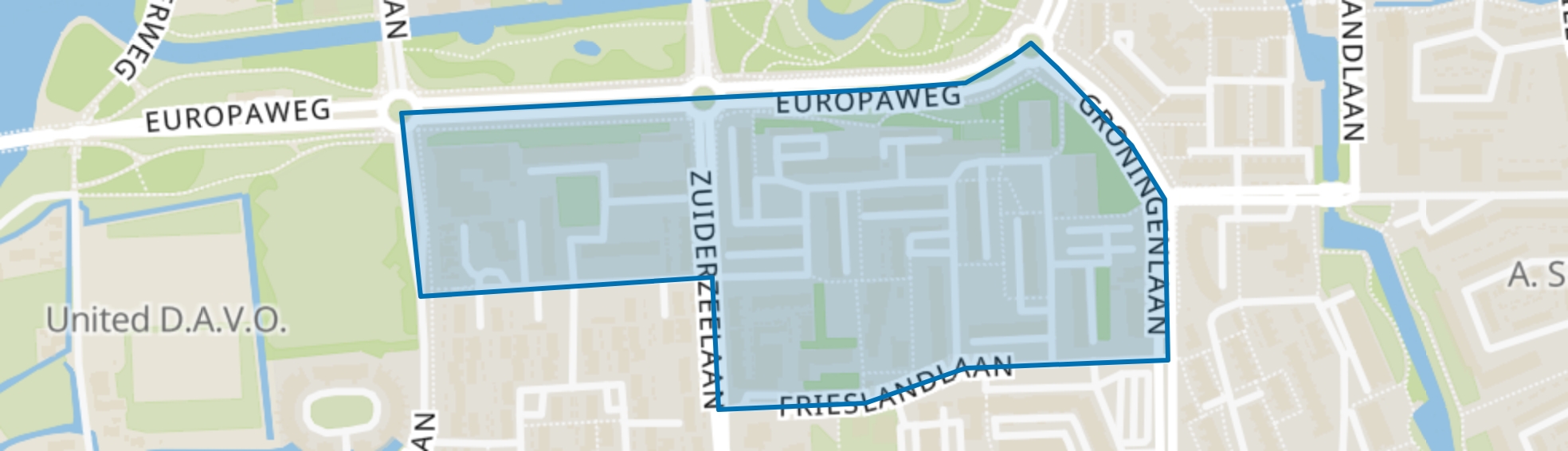 Waddenbuurt, Haarlem map