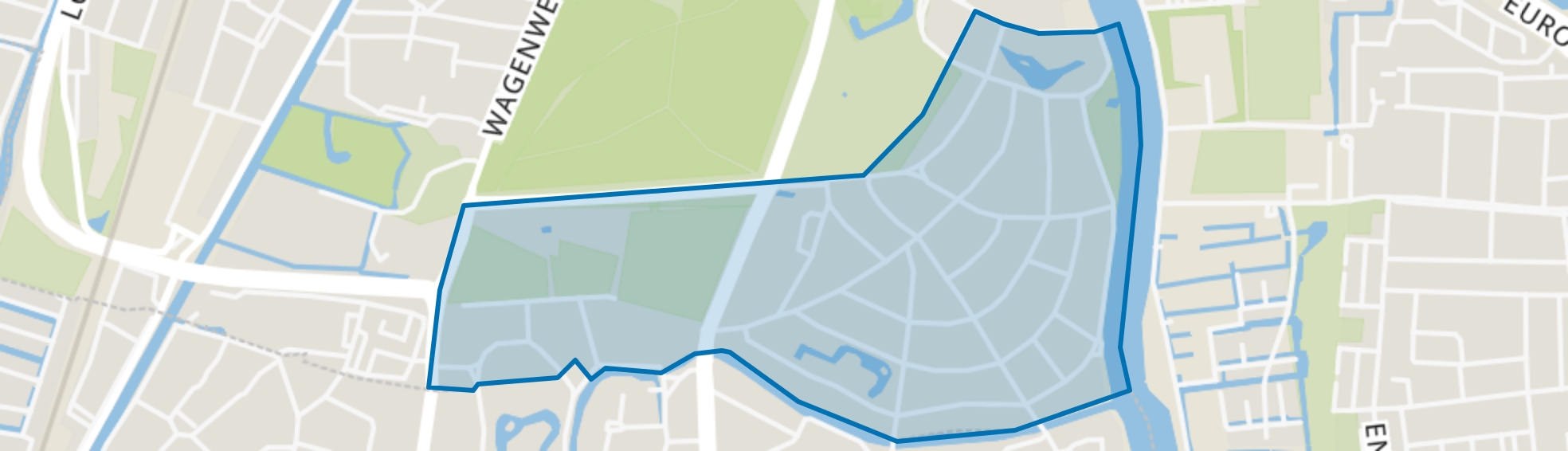 Zuiderhout, Haarlem map