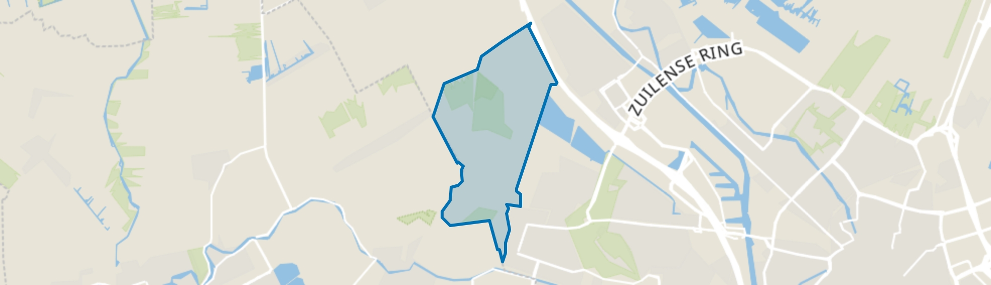 Haarzuilens en omgeving, Haarzuilens map
