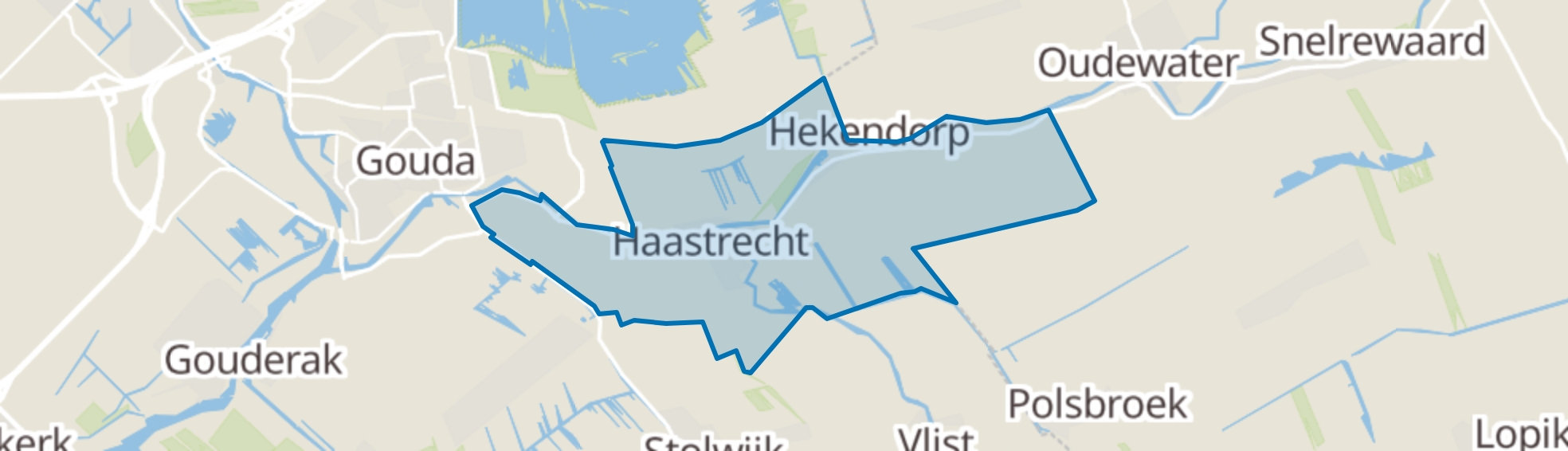 Haastrecht map