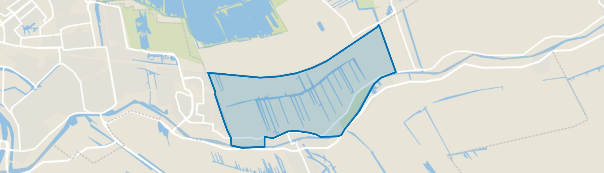 Verspr. huizen Haastrecht Noord, Haastrecht map