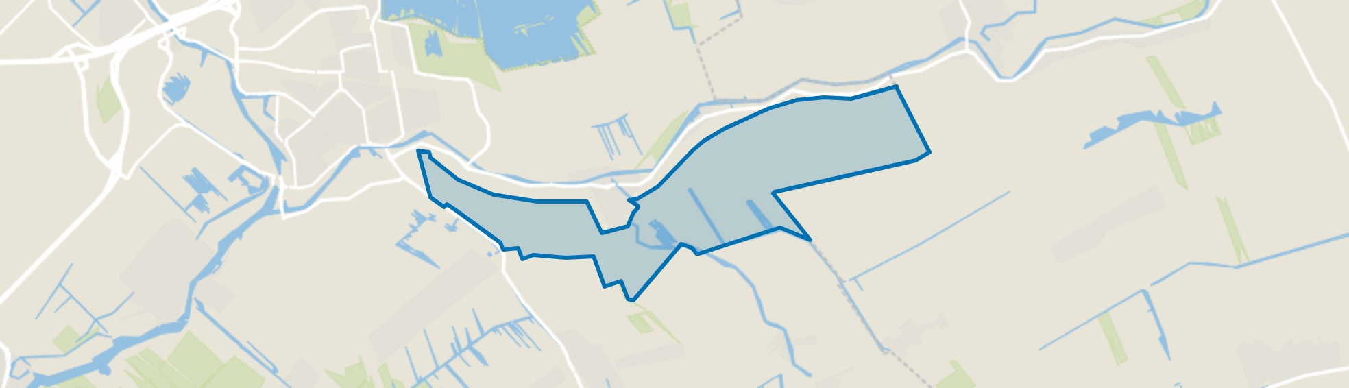 Verspr. huizen Haastrecht Zuid, Haastrecht map