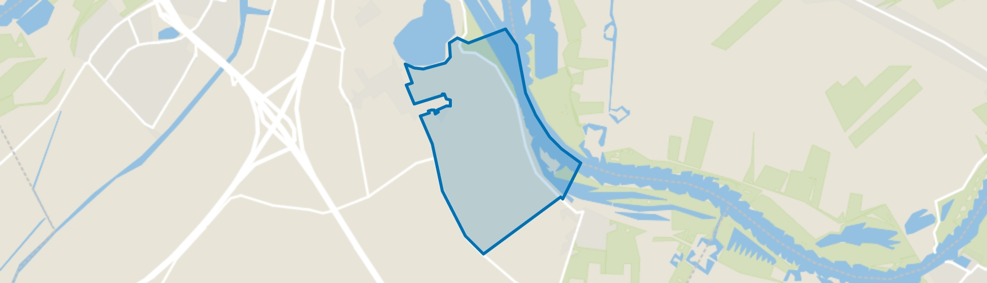Hagestein buitengebied oost, Hagestein map