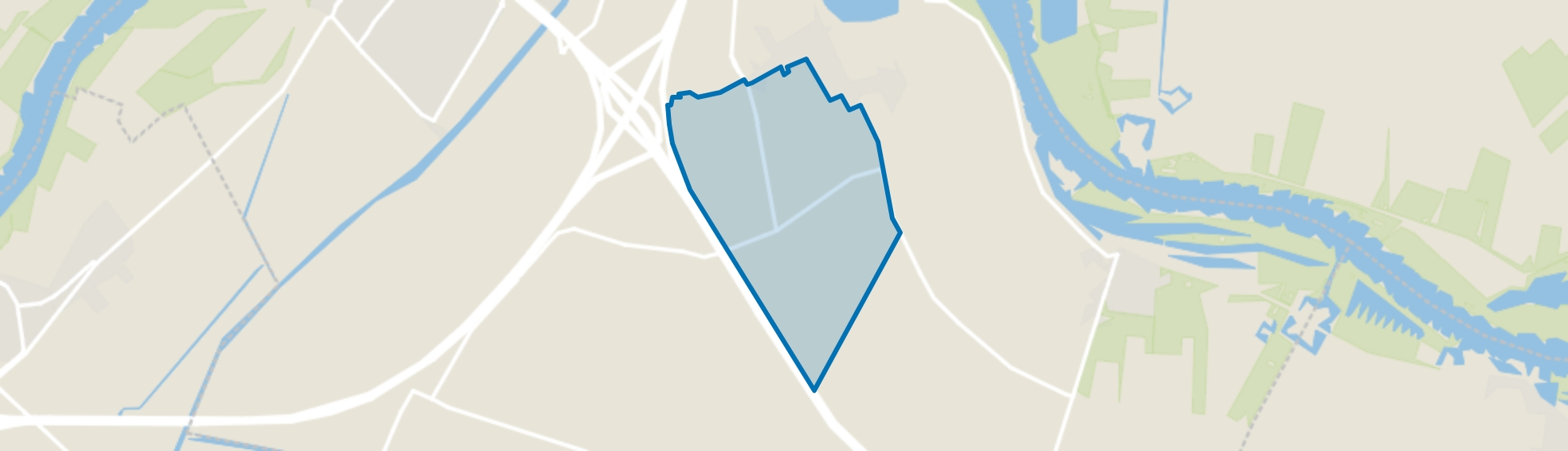 Hagestein buitengebied zuid, Hagestein map