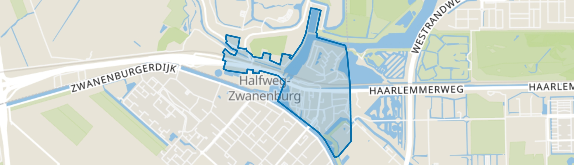 Halfweg, Halfweg map