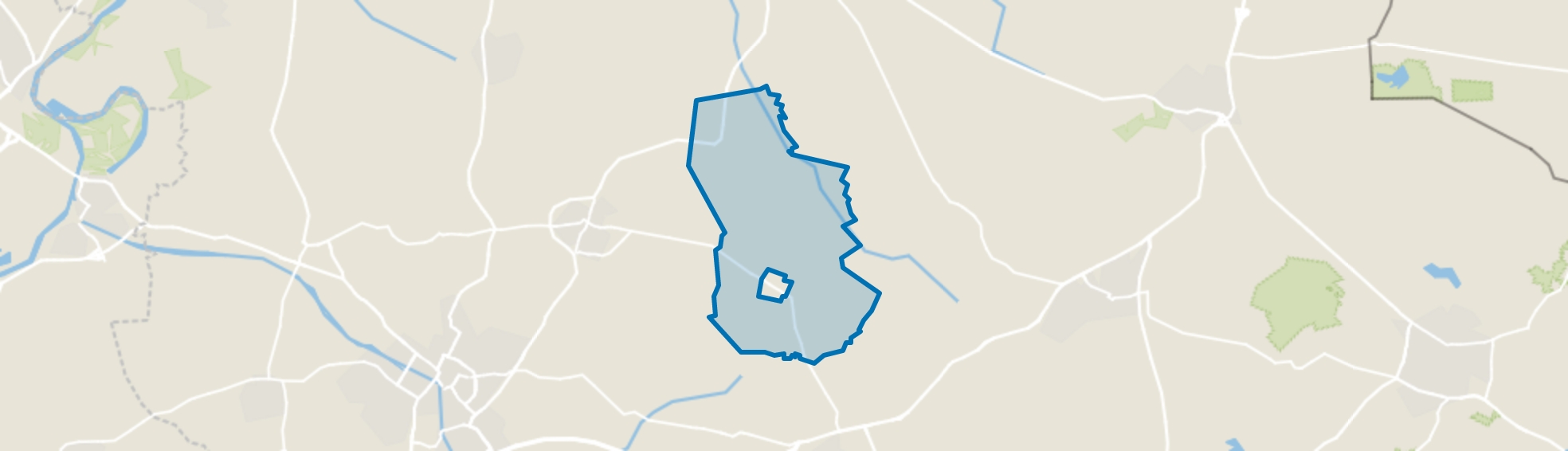 Verspreide huizen Halle, Halle map