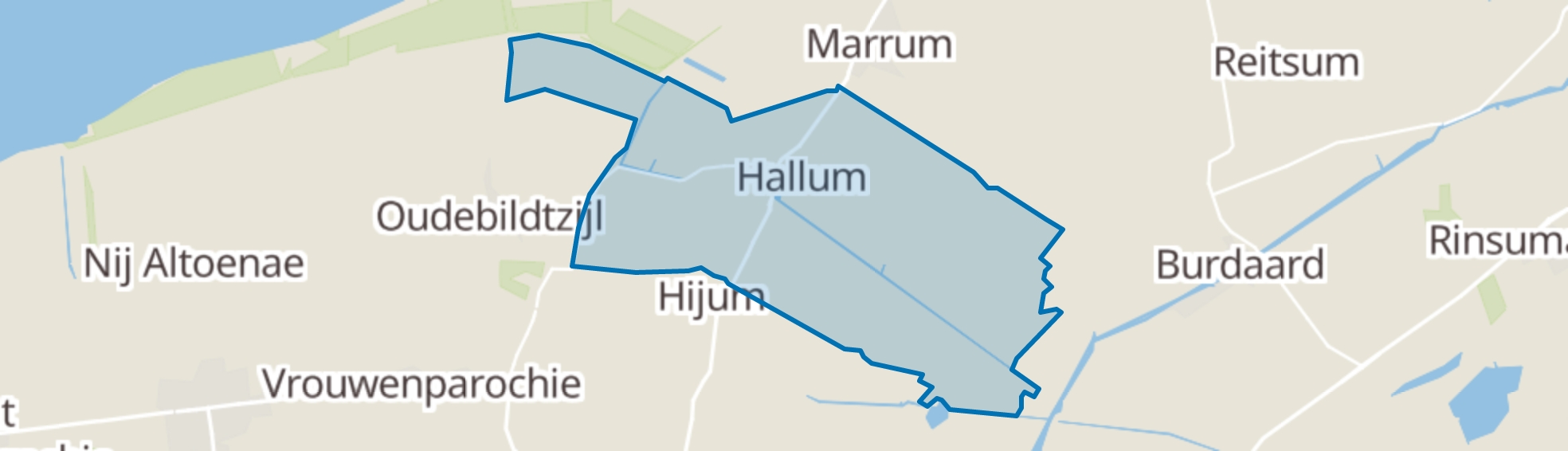 Hallum map