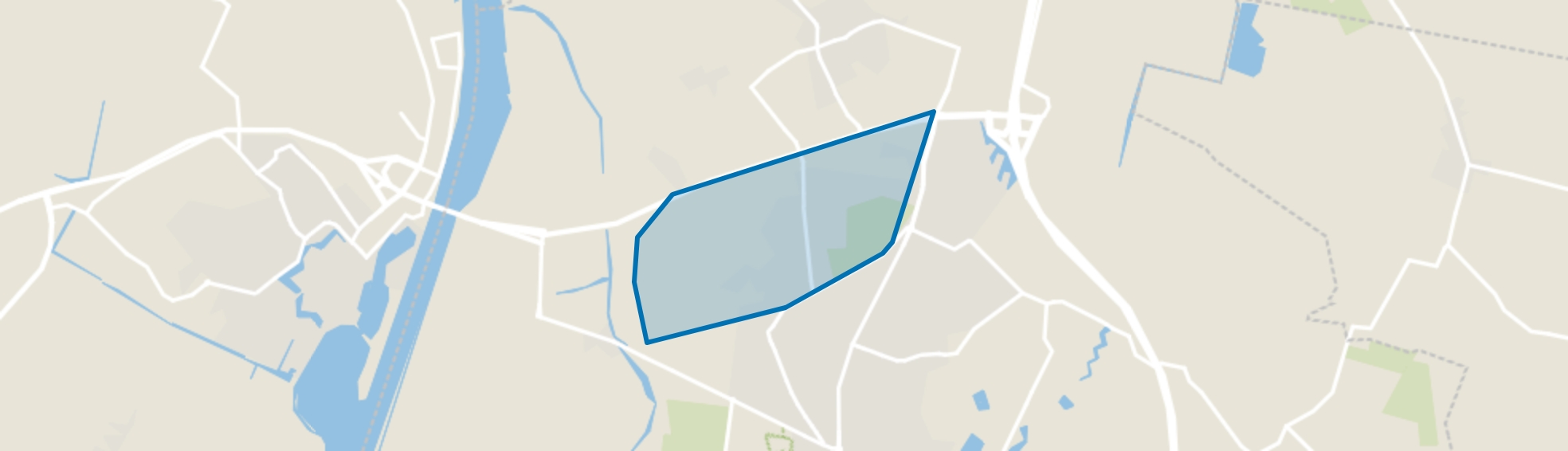 De Beek, Halsteren map