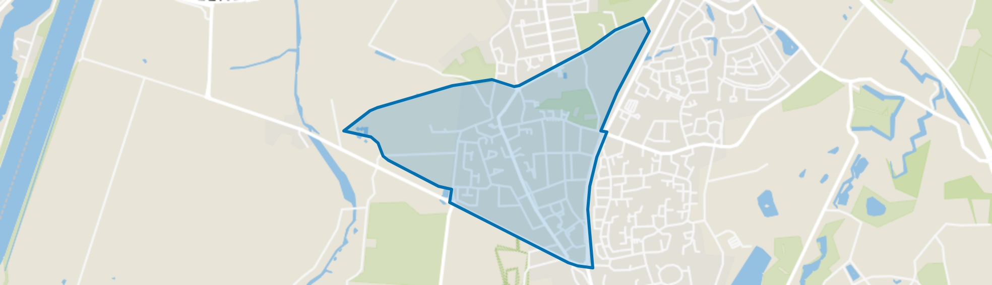 Halsteren-Centrum, Halsteren map