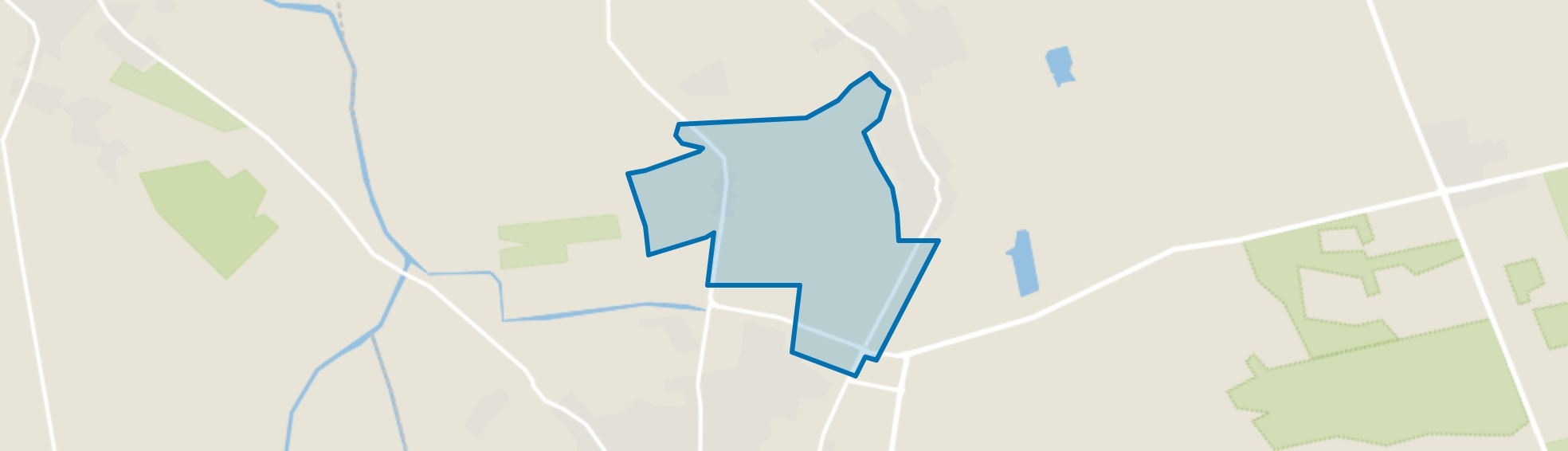 Verspreide huizen Verreheide, Handel map