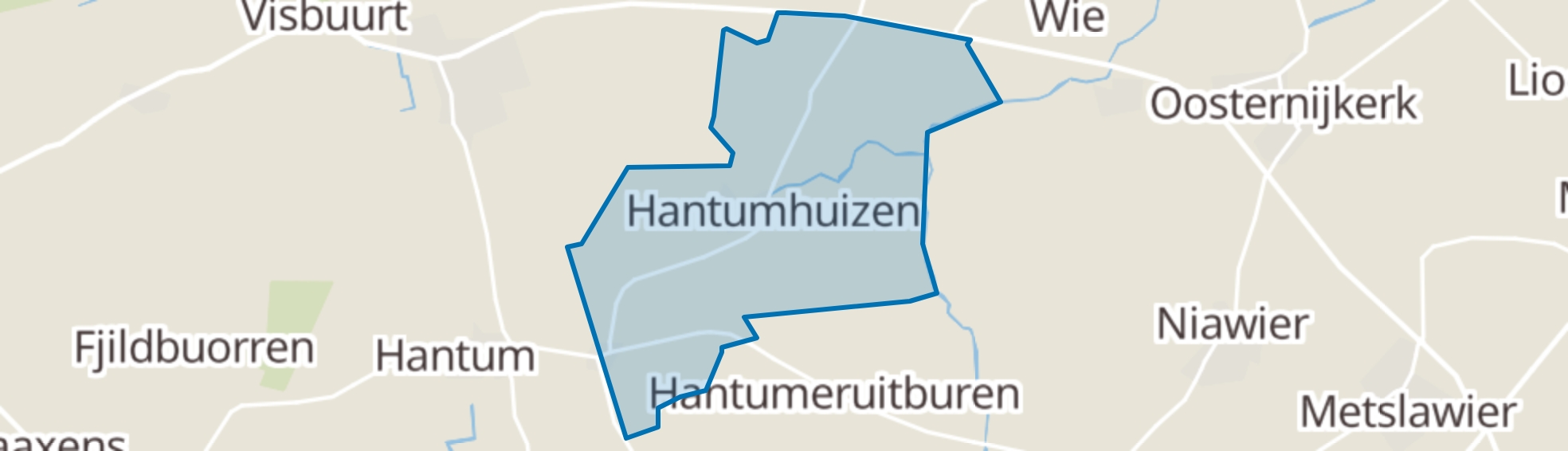 Hantumhuizen map