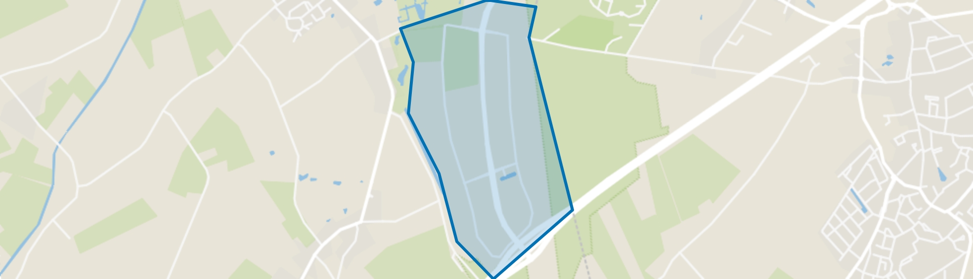 Hapert Kempisch Bedrijvenpark, Hapert map