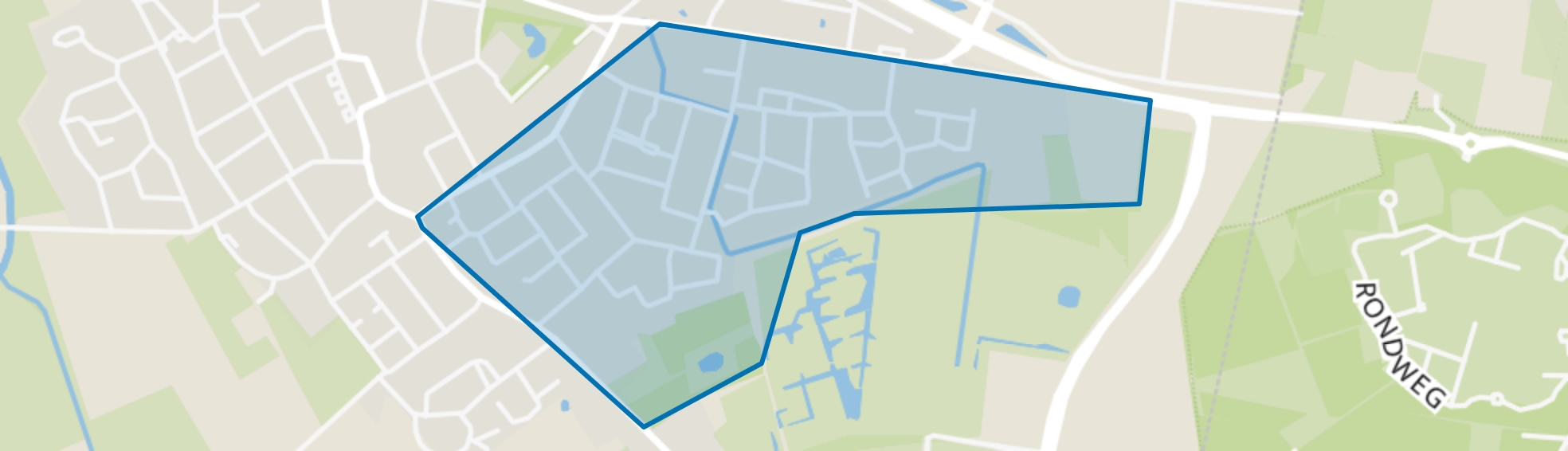 Hapert Oost, Hapert map