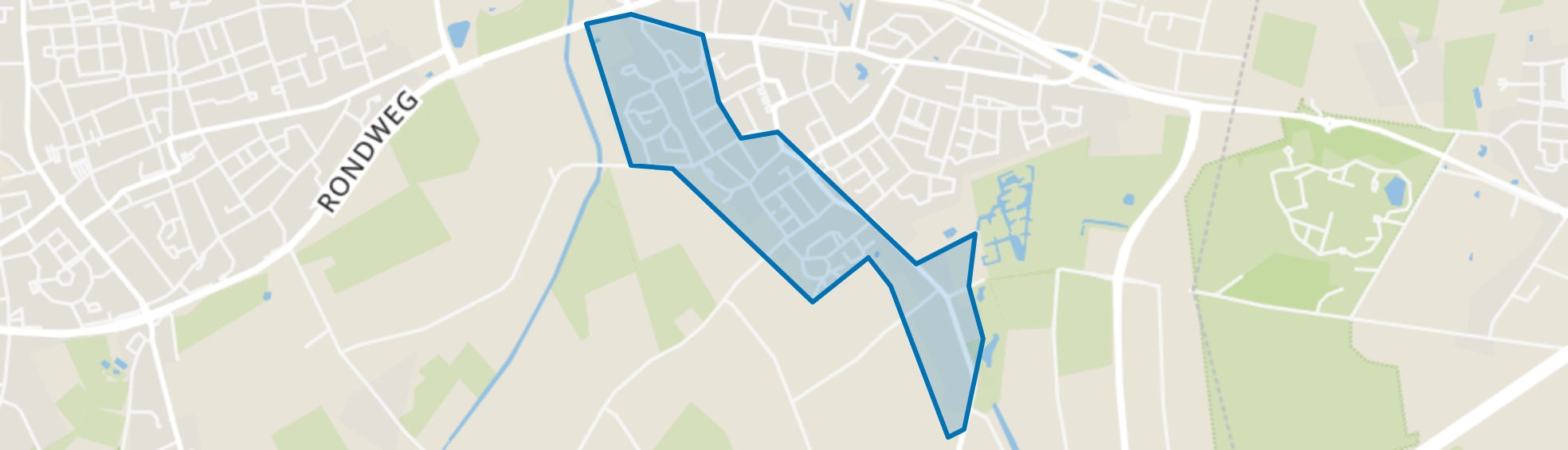 Hapert Zuid-West, Hapert map