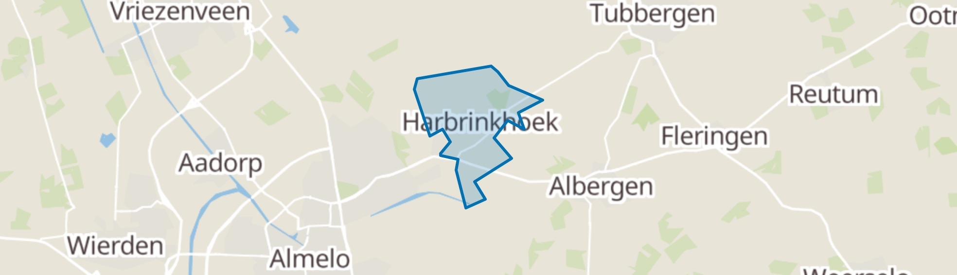 Harbrinkhoek map