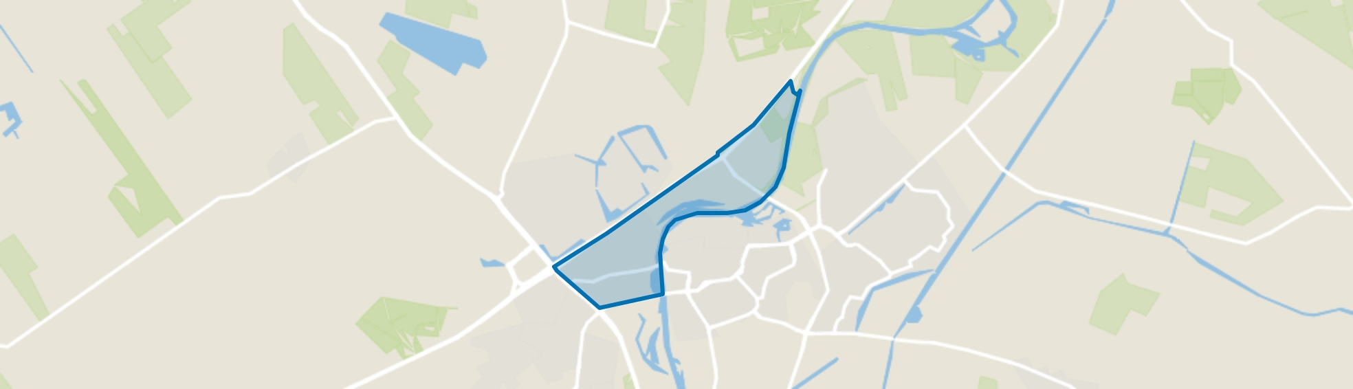 Heemse-Oost Heemsermars, Hardenberg map