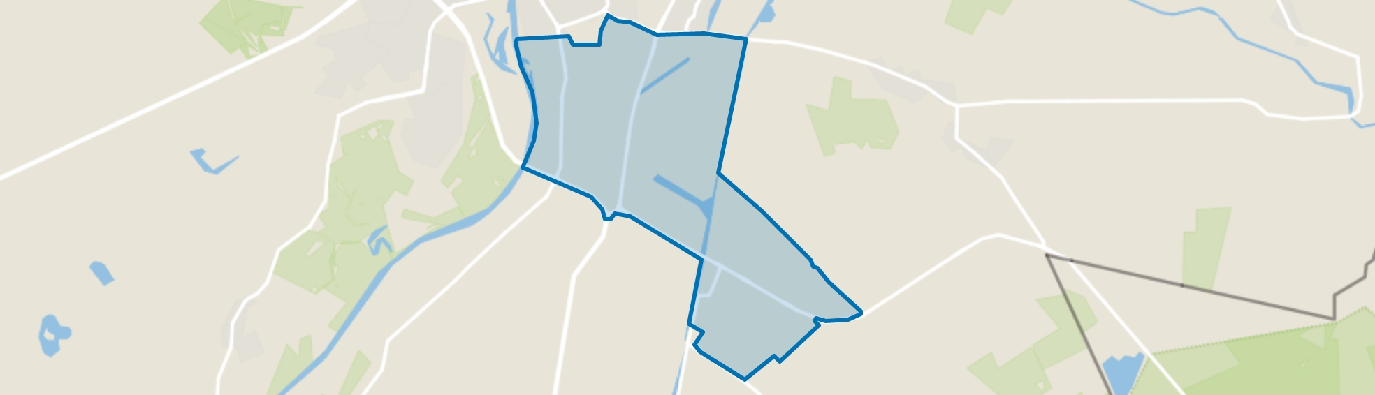 Industriegebied, Hardenberg map