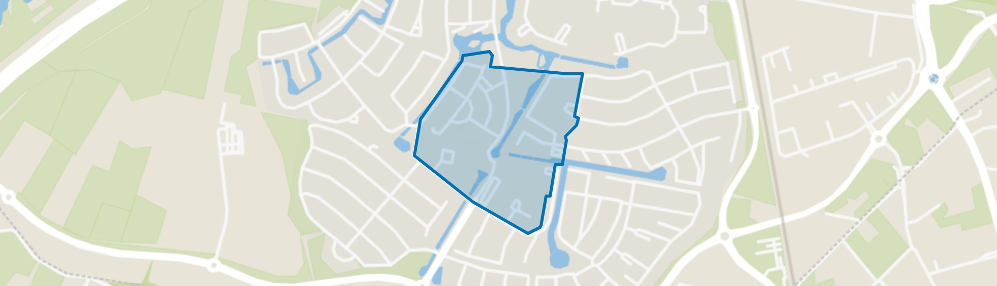 Drielanden Centrum, Harderwijk map