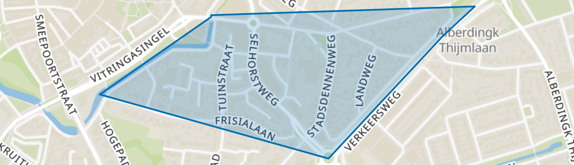 Friesegracht-Noord, Harderwijk map