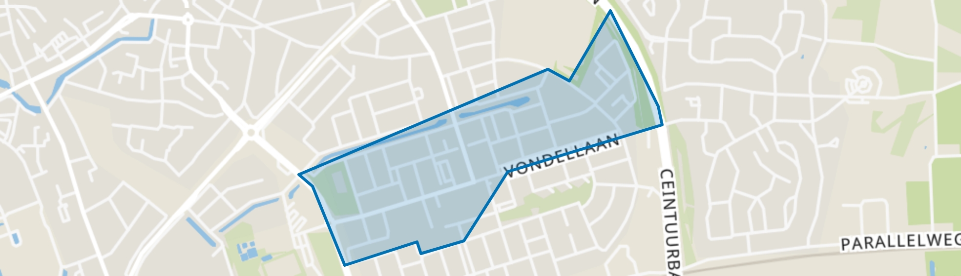 Stadsdennen-Midden, Harderwijk map