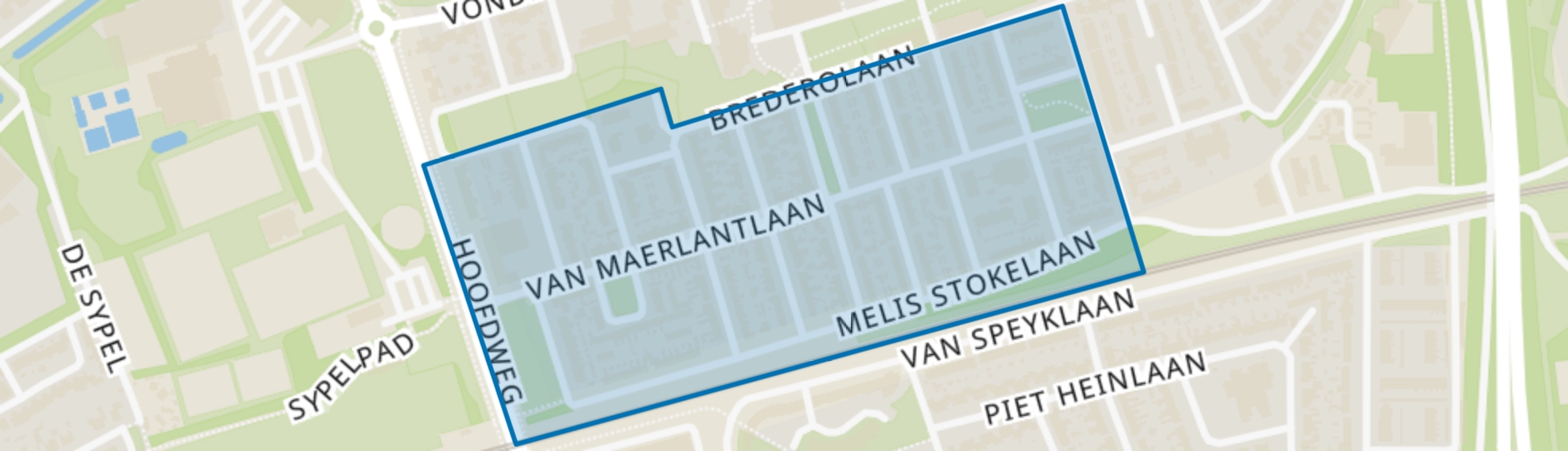 Stadsdennen Zuidwest, Harderwijk map