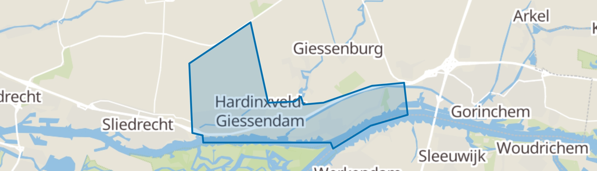 Hardinxveld-Giessendam map