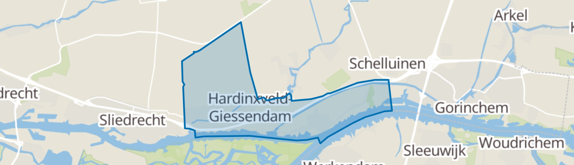 Hardinxveld-Giessendam map