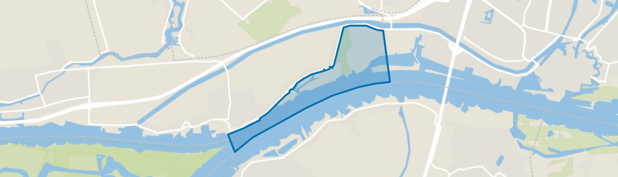 Avelinge diep, Hardinxveld-Giessendam map