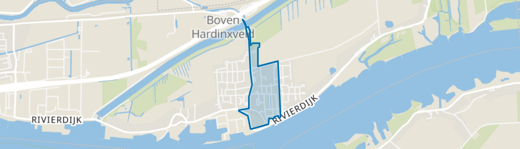 BH oost, Hardinxveld-Giessendam map