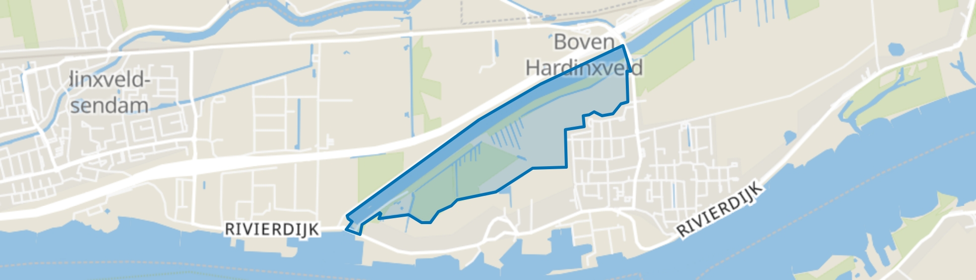 Buitengebied BH, Hardinxveld-Giessendam map