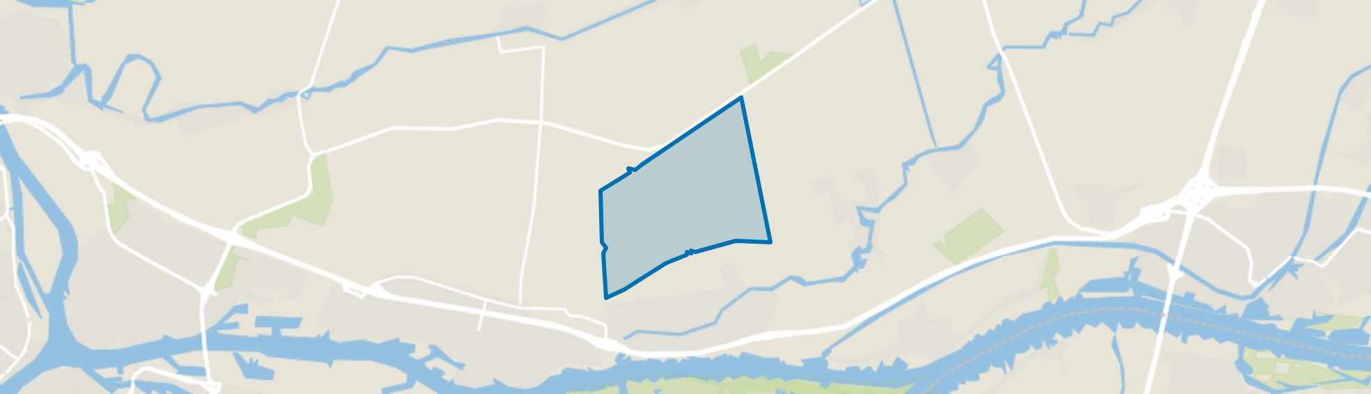 Buitengebied Giessendam, Hardinxveld-Giessendam map